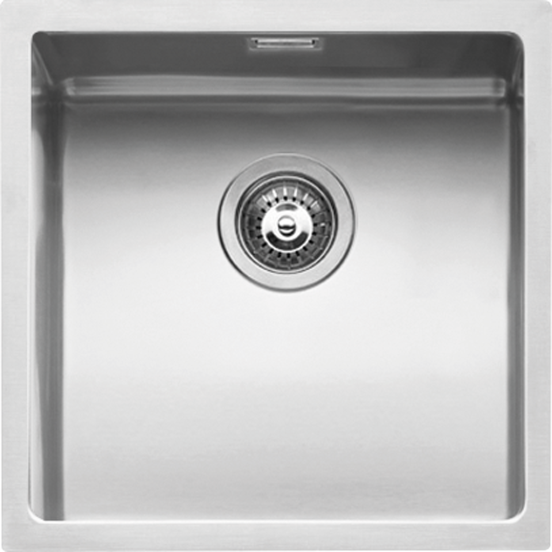 Square bowl for R. “15” sinks, 40x40, built-in undermount, Barazza