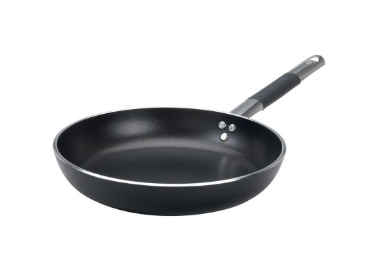 Straight frying pan in 5mm non-stick aluminum with “cool” handle, diam. 32cm