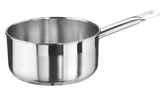 Casseruola fonda in acciaio per induzione con 1 manico modello Professional, diam. 12cm