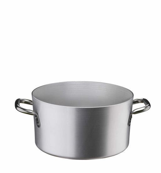 Casseruola alta in alluminio con maniglie in acciaio inox, diam. 24cm