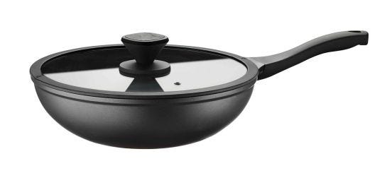 Wok con coperchio per induzione, linea Pro, diam.30cm