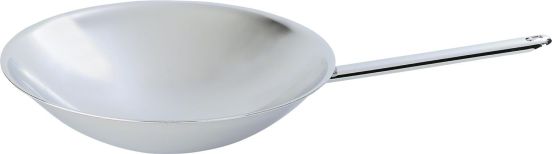 Wok in acciaio inox 3 strati per induzione, linea Resto, diam. 36cm