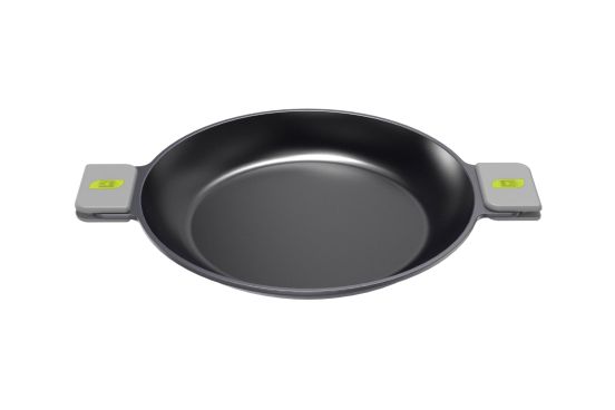 Paellera in alluminio antiaderente senza PFAS per induzione Bra Life, diam. 36cm