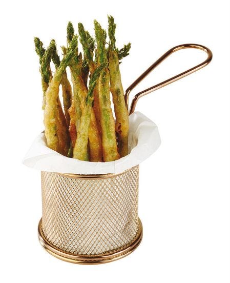 Porta Snack Cm Ø 9 H 8,5 Inox Oro