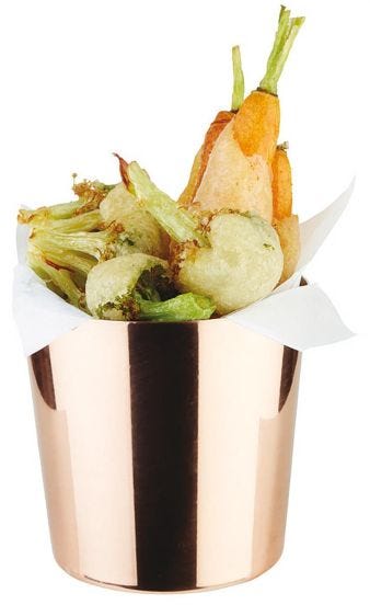 Porta Snack Cm Ø 8,5 H 8,5 Lt 0,35 Inox Rame