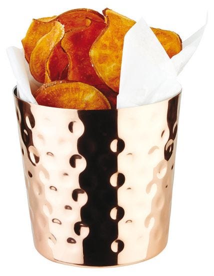 Porta Snack Cm Ø 8,5 H 8,5 Lt 0,35 Inox Rame