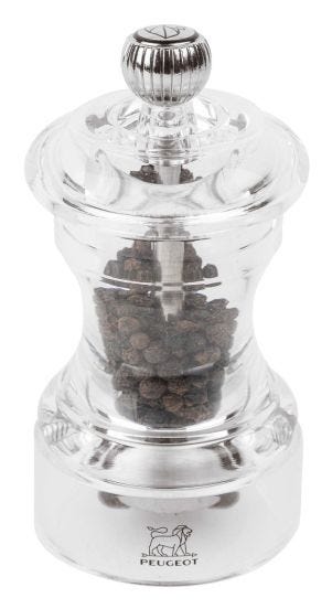 Macina sale in vetro, H 10cm