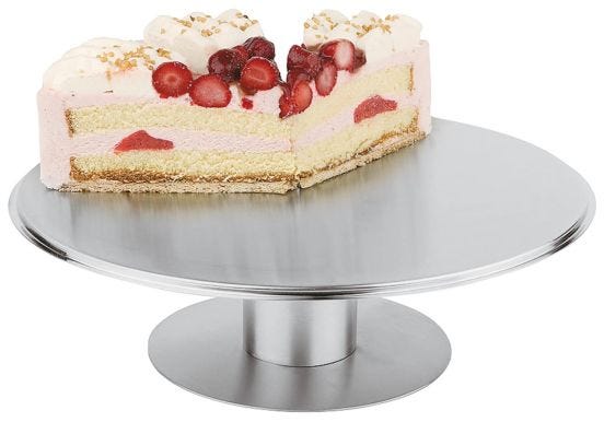 Alzata Torta Girevole Diam. 31 Inox