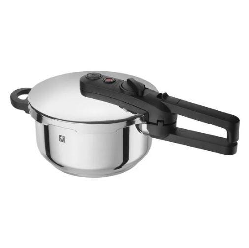 Pentola a pressione in acciaio per induzione Ecoquick II, diam 22cm da 3l