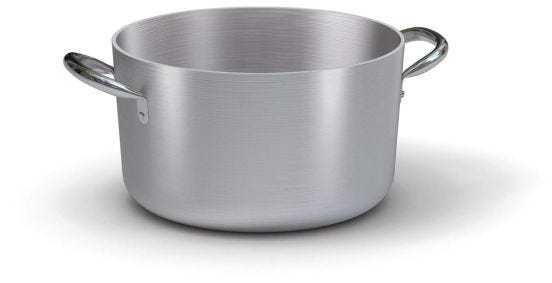 Casseruola media in alluminio per induzione con due maniglie, spessore 4 mm, diam. 28cm