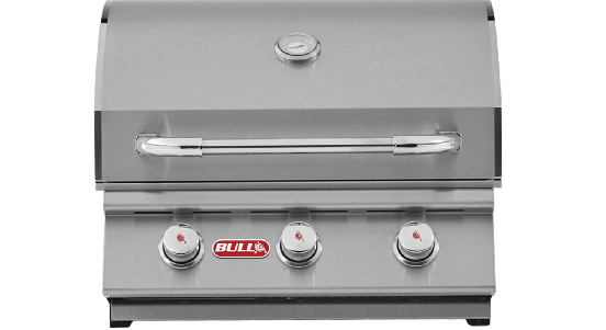 Bull Steer built-in methane gas barbecue