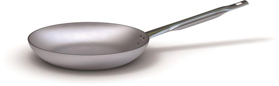 Padella svasata bassa in alluminio puro, diam.26cm