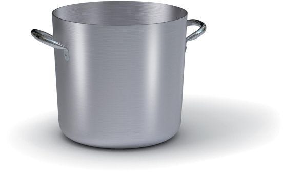Aluminum pot with stainless steel handles, thickness 3 mm, diam. 40cm