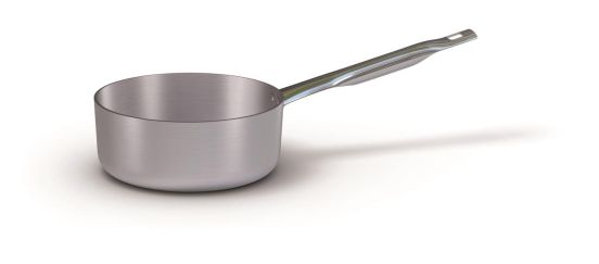 Low saucepan with a pure aluminum handle, diam.36cm