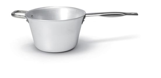 Paiolo in alluminio con manico e maniglia in acciaio inox, spessore 3 mm, diam.28cm (FINE SERIE)
