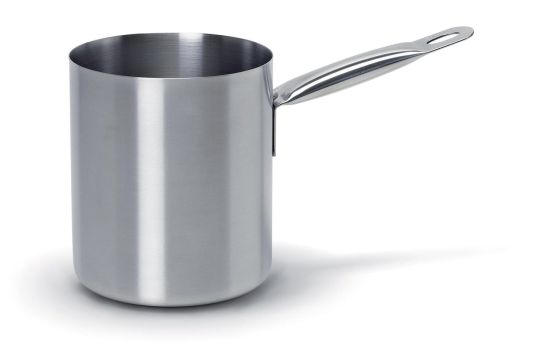 Bagnomaria in acciaio inox per induzione con un manico, diam. 18cm