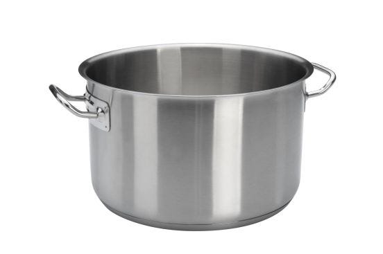 High saucepan in stainless steel for induction 18/10, diam.18cm