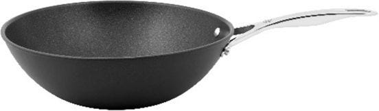 Wok in alluminio antiaderente per induzione con manico linea Alba, diam. 30cm (FINE SERIE)