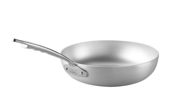 Padella Svasata Alta 1907 in alluminio 3mm per induzione, un manico, diam. 24cm