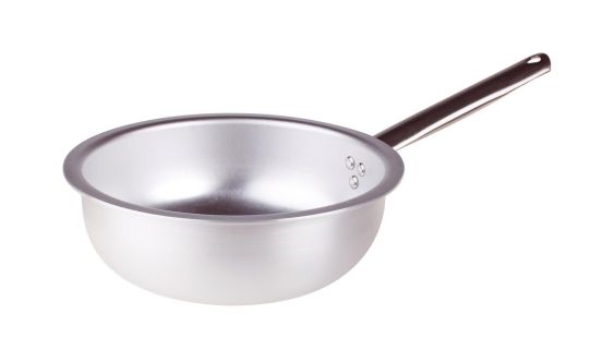&quot;Mantecare&quot; frying pan for pasta and rice in aluminum 3 mm, diam. 36cm
