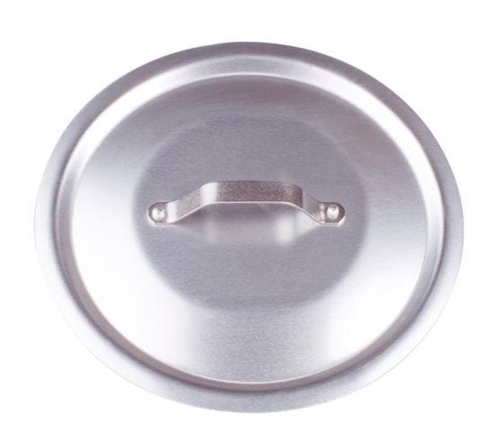 Heavy round lid with 3mm stainless steel bridge, diam. 45cm (2nd CHOICE)