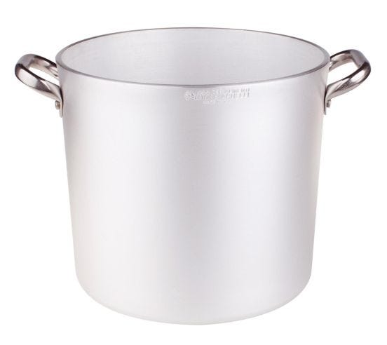 Pot Radiant in aluminum 5mm with two handles, diam. 24cm
