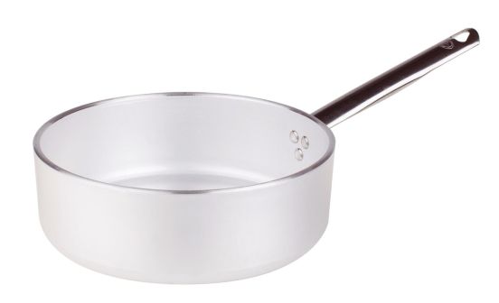 Casseruola Bassa Radiante in alluminio 5mm con un manico, diam. 28cm
