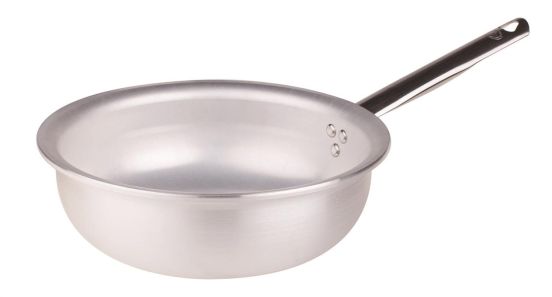 Radiant frying pan &quot;cream&quot; sauté pasta and rice in aluminum 5mm, diam. 36cm
