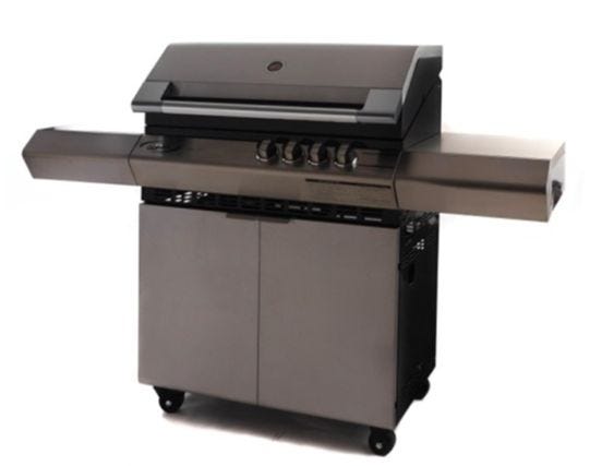Barbecue a gas Dolcevita Turbo Elite 4 con piano cottura laterale  