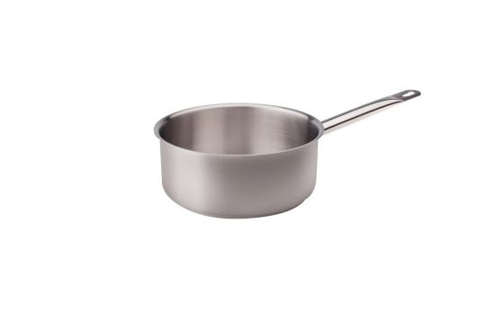 Casseruola Bassa in acciao inox per induzione, un manico, diam. 28cm