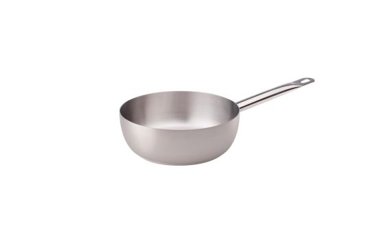 Casseruola Conica in acciao inox per induzione, un manico, diam. 24cm