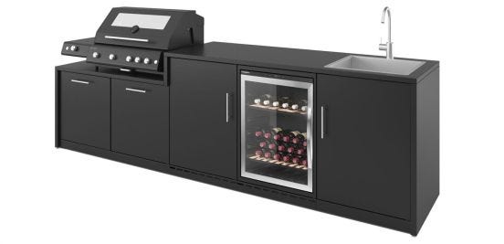 Cucina da esterno Pianeta Grill soluzione 9, CONTATTACI per preventivo personalizzato