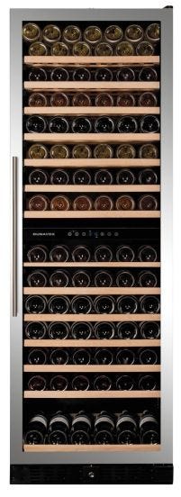 Cantina Linea Exclusive 2 temperat.  cornice porta e maniglia inox, classe G, 166 bottiglie - DX-166.428SDSK