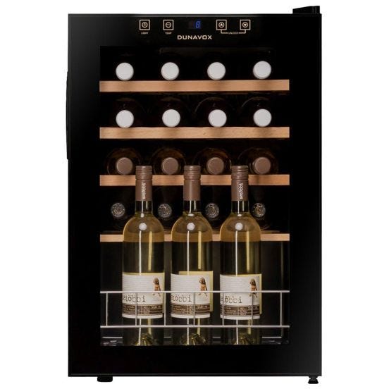 Cantinetta 1 temperatura posizionamento libero - maniglia a tasca, Classe G, 20 bottiglie  - DXFH-20.62