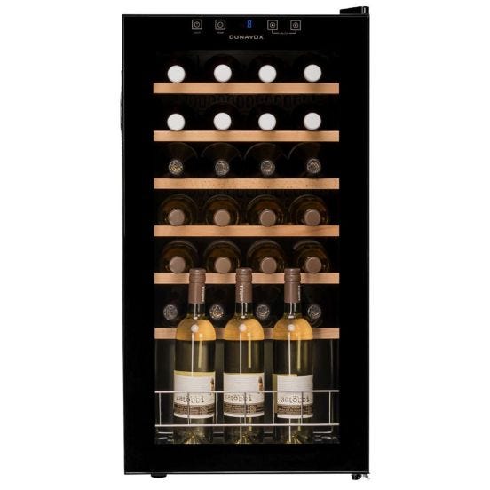 Cantinetta 1 temperatura posizionamento libero - maniglia a tasca, Classe G, 28 bottiglie  - DXFH-28.88