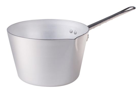 Conical saucepan with one handle and spout, diam. 26cm