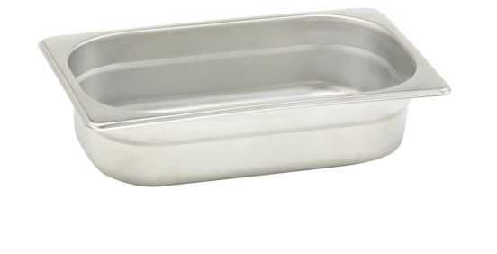 Gastronorm basin in stainless steel GN 1/4 6 pieces cm. 26.5x16.2h. cm. 6.5