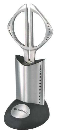 Kitchen scissors with practical holder