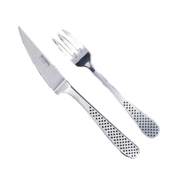 Set 4 posate da bistecca serie GS di Global