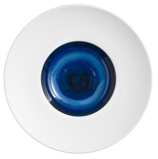 Le Coq Abyssos porcelain pasta bowl, diam. 22cm, 6 pieces