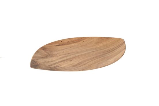 Wood Effect Leaf Tray, Cm40X25,5X2,8, 6 pieces