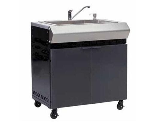 Stainless steel sink with trolley for Dolcevita Turbo Classic