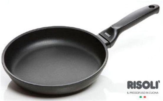 Padella in alluminio pressofuso antiaderente per induzione con manico , diam. 28cm