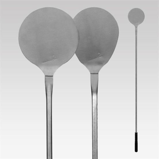 Pala STELLA ARGENTO Tradizionale in acciaio inox, diam. 30cm