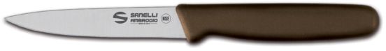 Brown paring knife 11 cm Supra line by Sanelli Ambrogio