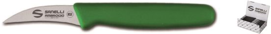 Coltello cuoco/verdura verde cm 7 linea Supra di Sanelli Ambrogio - BOX 50 PZ