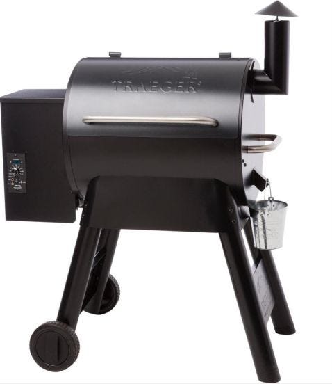 Barbecue a pellet mod. PRO 22 con sonda per carne e 6 modalità di cottura 