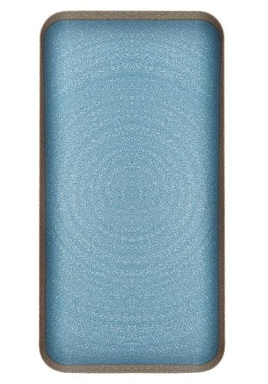 Large rectangular tray in melamine, Rena Turquoise line, dim. 38x19cm