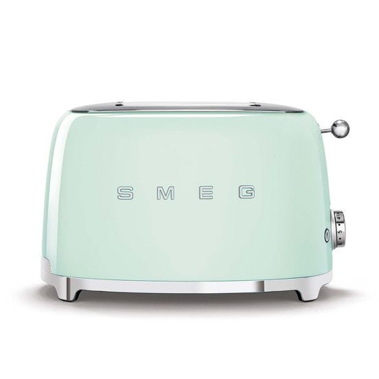 Smeg Tostapane 2 fette 50&#039;s Style, verde pastello lucido – TSF01PGEU