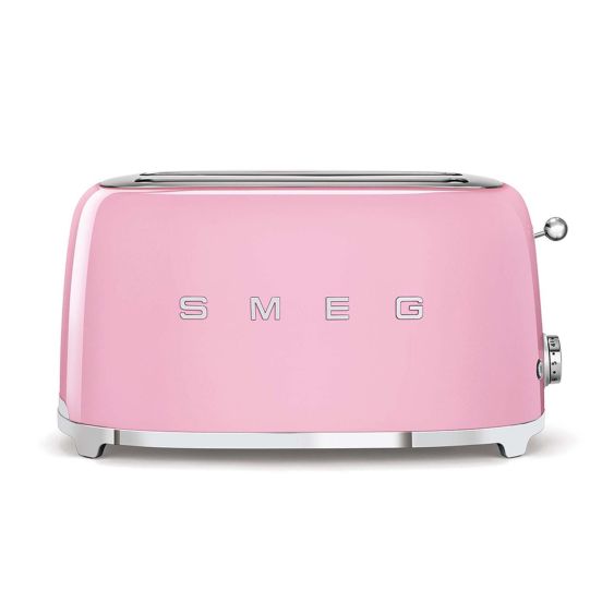 Smeg Tostapane 4 fette 50&#039;s Style, rosa lucido – TSF02PKEU